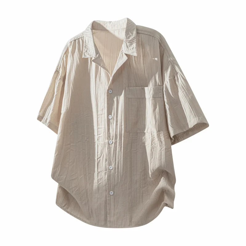VILZSTUDIOS Fold Baggy Summer Shirt