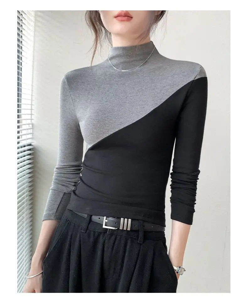 VILZSTUDIOS Elegant Cozy Knitted Turtleneck Sweater