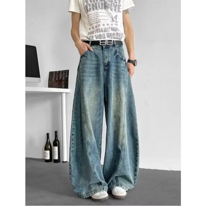 VILZSTUDIOS Baggy Wide Leg Hip Hop Jeans