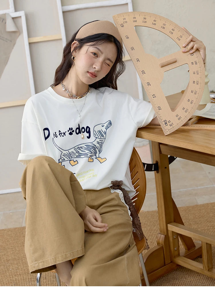 VILZSTUDIOS Puppy Print T-Shirt