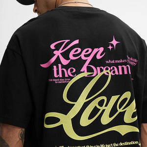 VILZSTUDIOS American Print Oversize Heavyweight Cotton T-Shirt