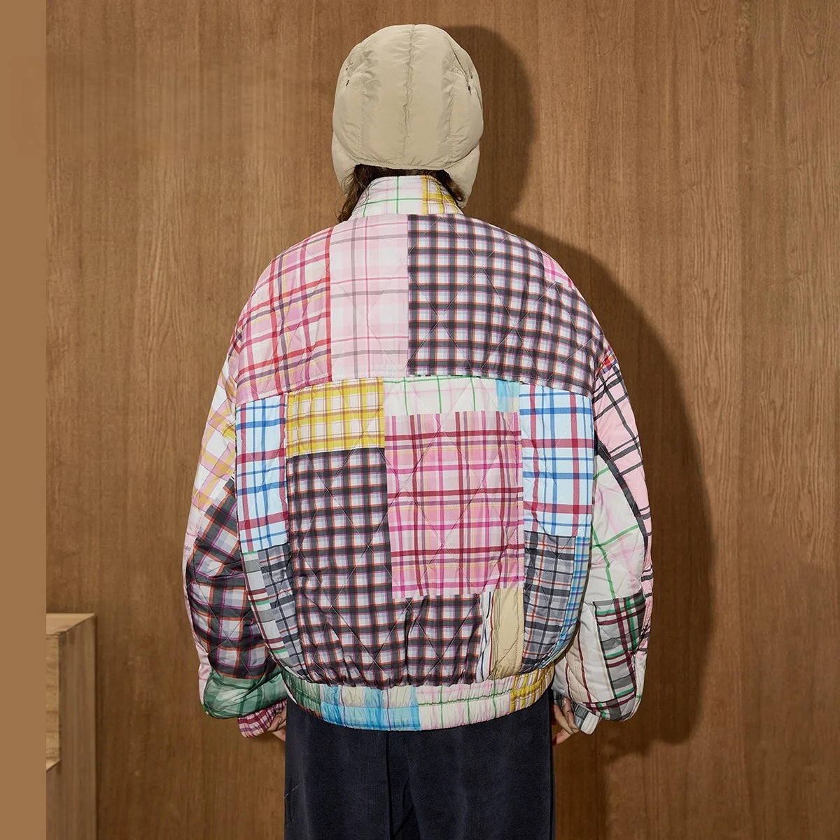 VILZSTUDIOS Stylish Multi-Color Checkered Jacket