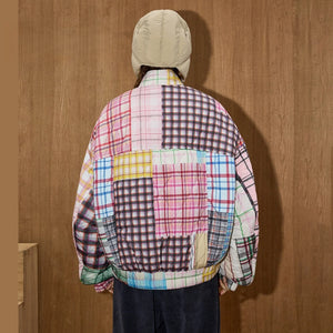 VILZSTUDIOS Stylish Multi-Color Checkered Jacket