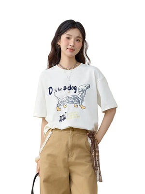 VILZSTUDIOS Puppy Print T-Shirt