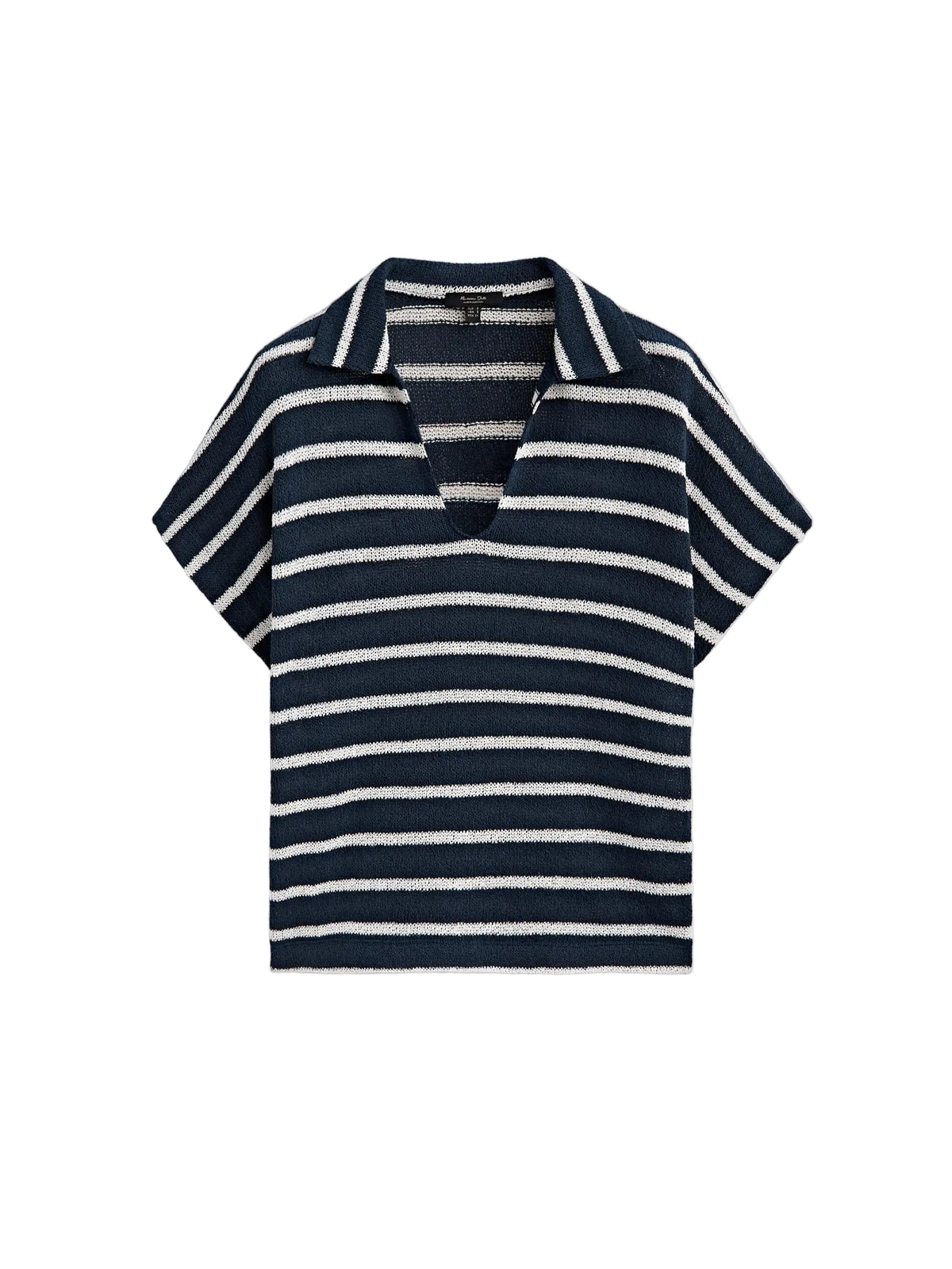 VILZSTUDIOS Casual Striped Polo T-Shirt