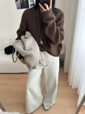 VILZSTUDIOS Cozy Thick Cashmere Sweater