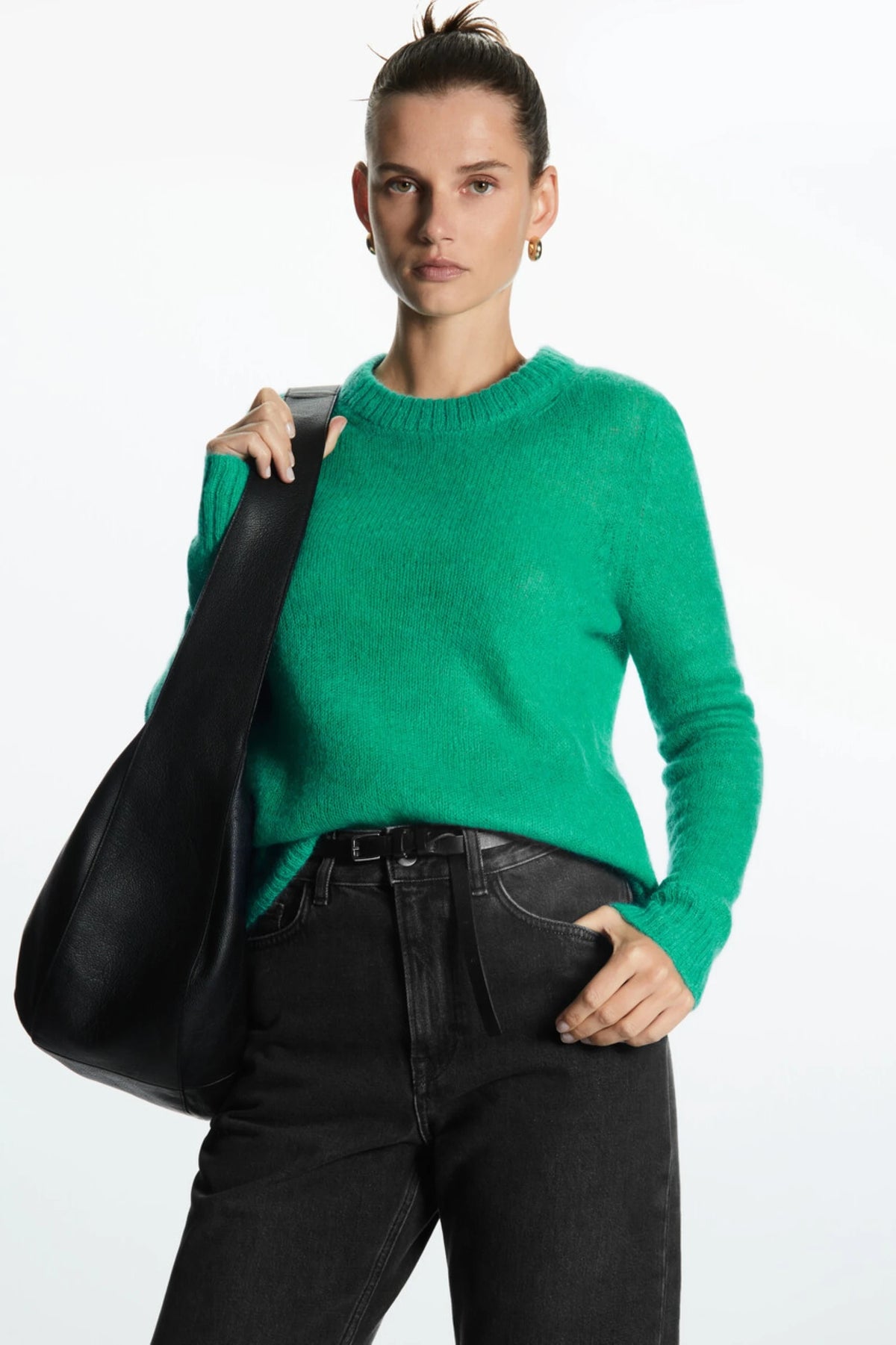 VILZSTUDIOS Casual Mohair Knit Sweater