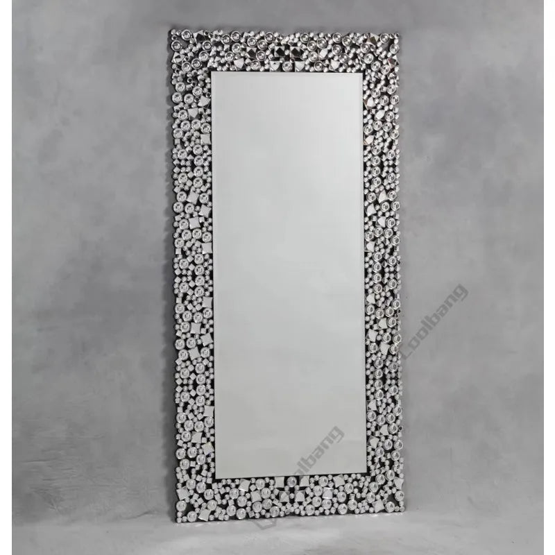 VILZSTUDIOS Wholesale Bedroom Furniture Oversized Wall Mirror Standing Dressing Mirror Modern Hotels Silver / Gold / Brown Mirror 5 Mm