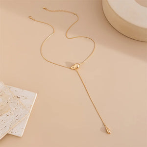 VILZSTUDIOS Simple Water Drop Pendant Necklace