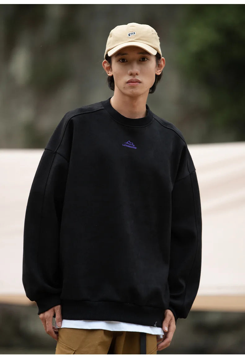 VILZSTUDIOS Retro Suede Sweatshirt
