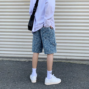 VILZSTUDIOS Cashew Flowers Baggy Summer Shorts