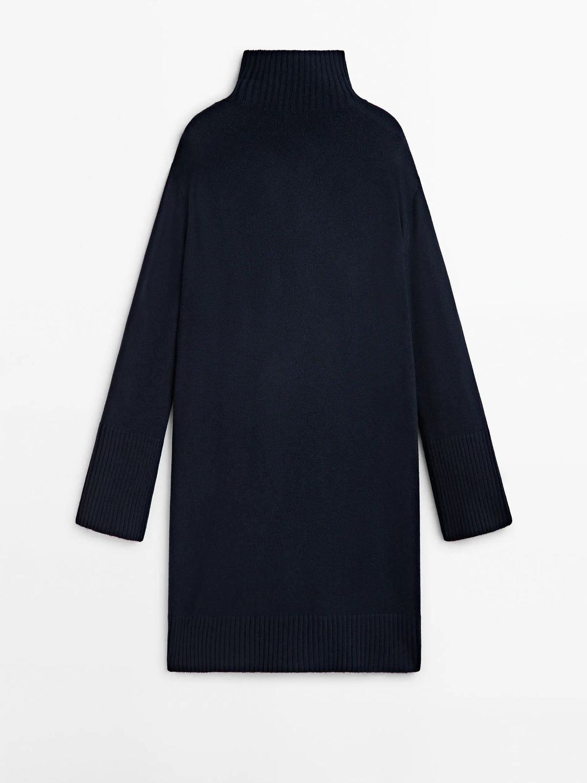VILZSTUDIOS Classic Knitted Turtleneck Mini Dress