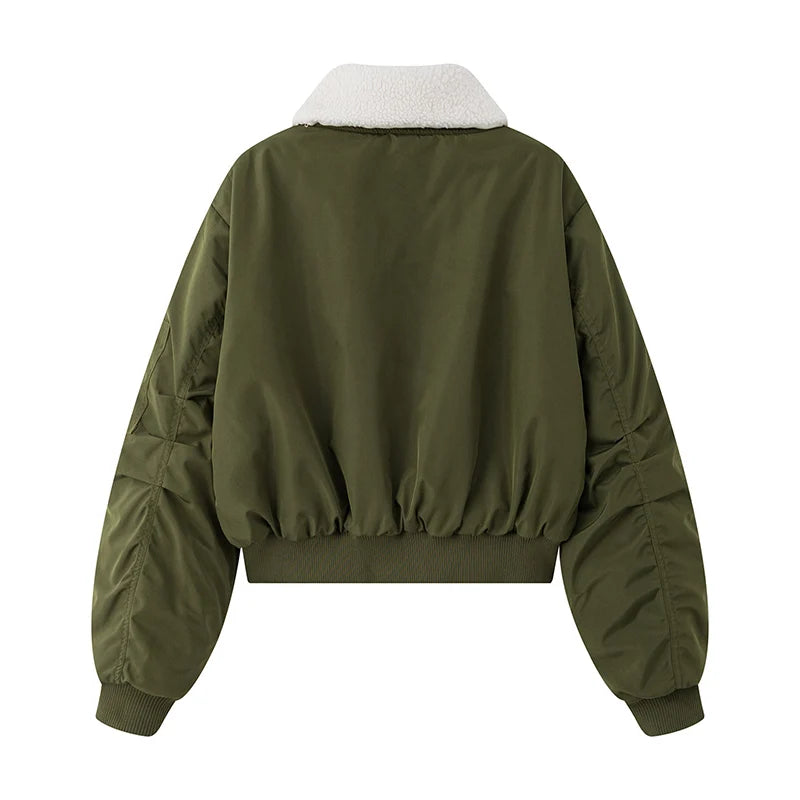 VILZSTUDIOS Warm Retro Biker Style Jacket
