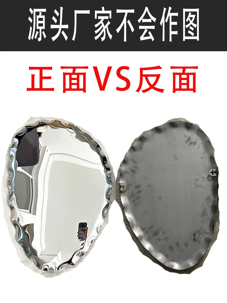 VILZSTUDIOS Designer High-end Mirror Art Makeup Mirror Irregular Shaped Living Room Decoration Mirrors Dekoracyjne Lustra Home Decoration