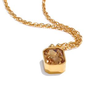 VILZSTUDIOS Shiny Champagne Pendant Necklace
