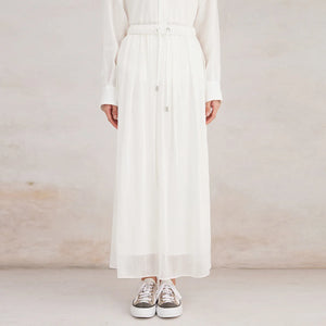 VILZSTUDIOS High Quality Linen Silk Skirts