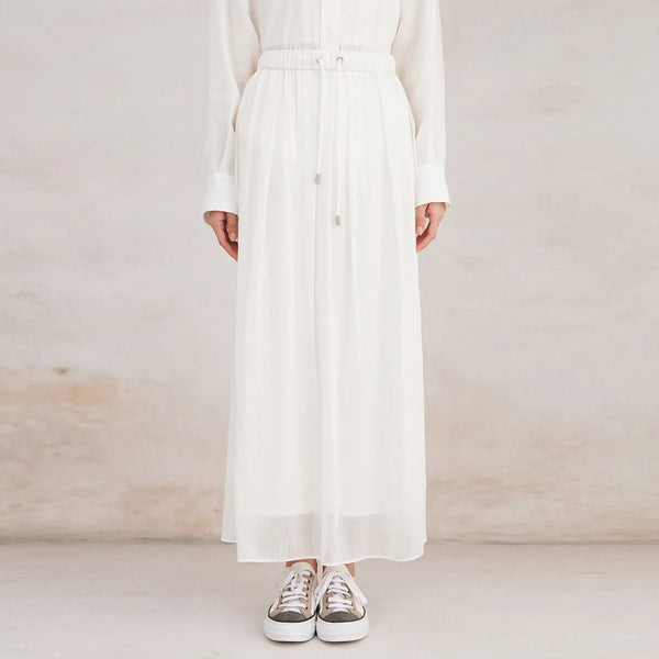 High Quality Linen Silk Skirts
