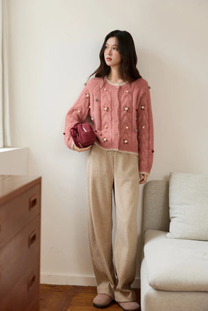 VILZSTUDIOS Luxurious Hand-Knitted Wool Sweater
