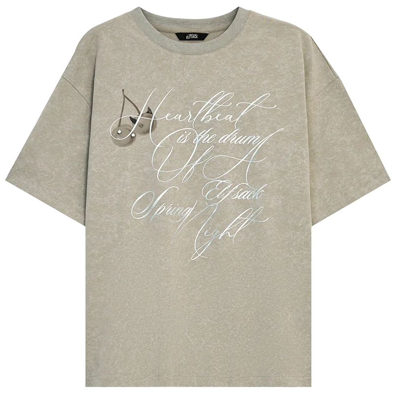 VILZSTUDIOS Diamond Sequined Casual Cotton T-Shirt