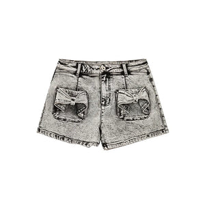 VILZSTUDIOS Sweet Cool Y2K Washed Mini Shorts