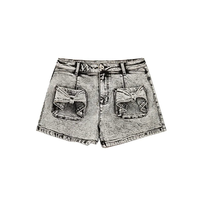 VILZSTUDIOS Sweet Cool Y2K Washed Mini Shorts