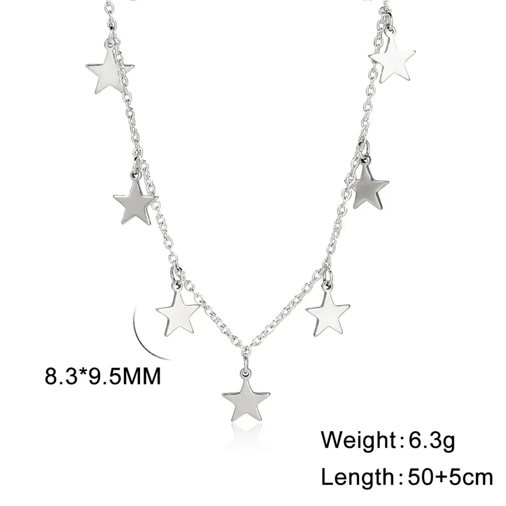 VILZSTUDIOS Moon & Star Pendant Necklace
