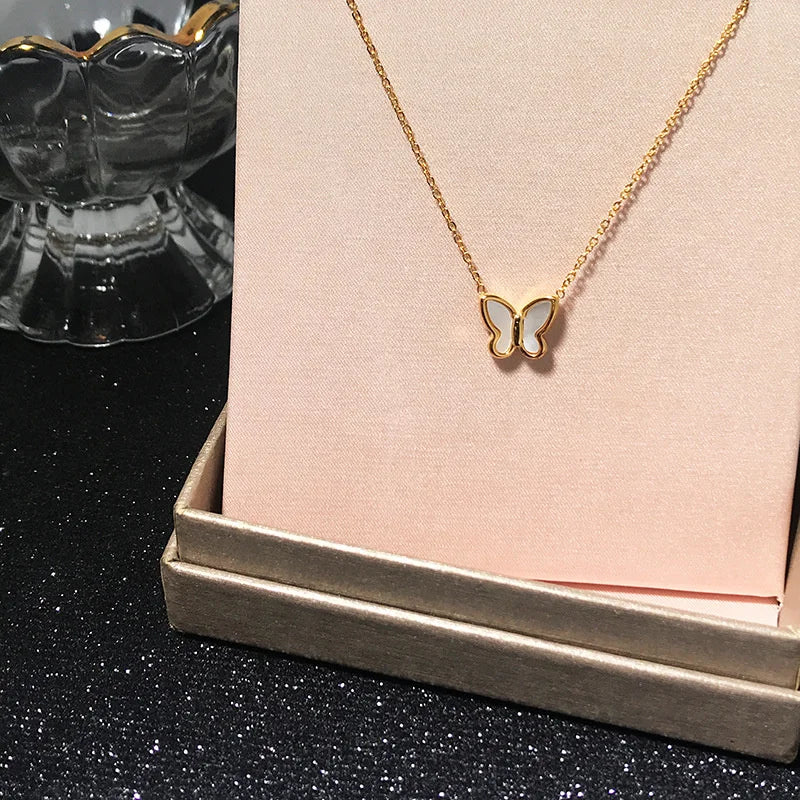 VILZSTUDIOS Acrylic Butterfly Pendant Necklace