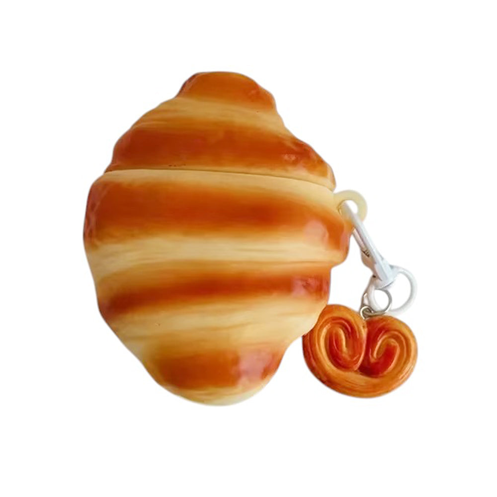 VILZSTUDIOS Stylish 3D Croissant Airpods case for cool headphones