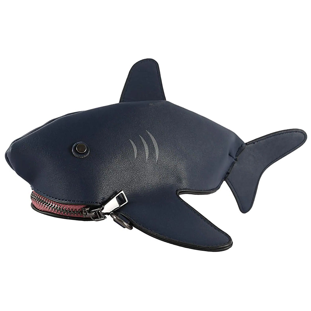 VILZSTUDIOS Stylish shark-shaped crossbody bag with 3D details