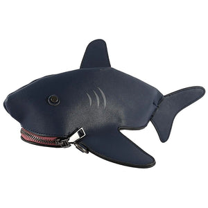VILZSTUDIOS Stylish shark-shaped crossbody bag with 3D details