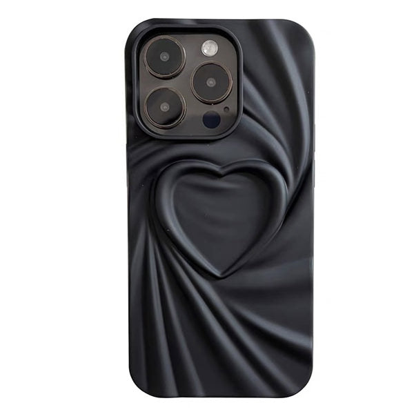 VILZSTUDIOS Stylish 3D heart phone cover for iPhone