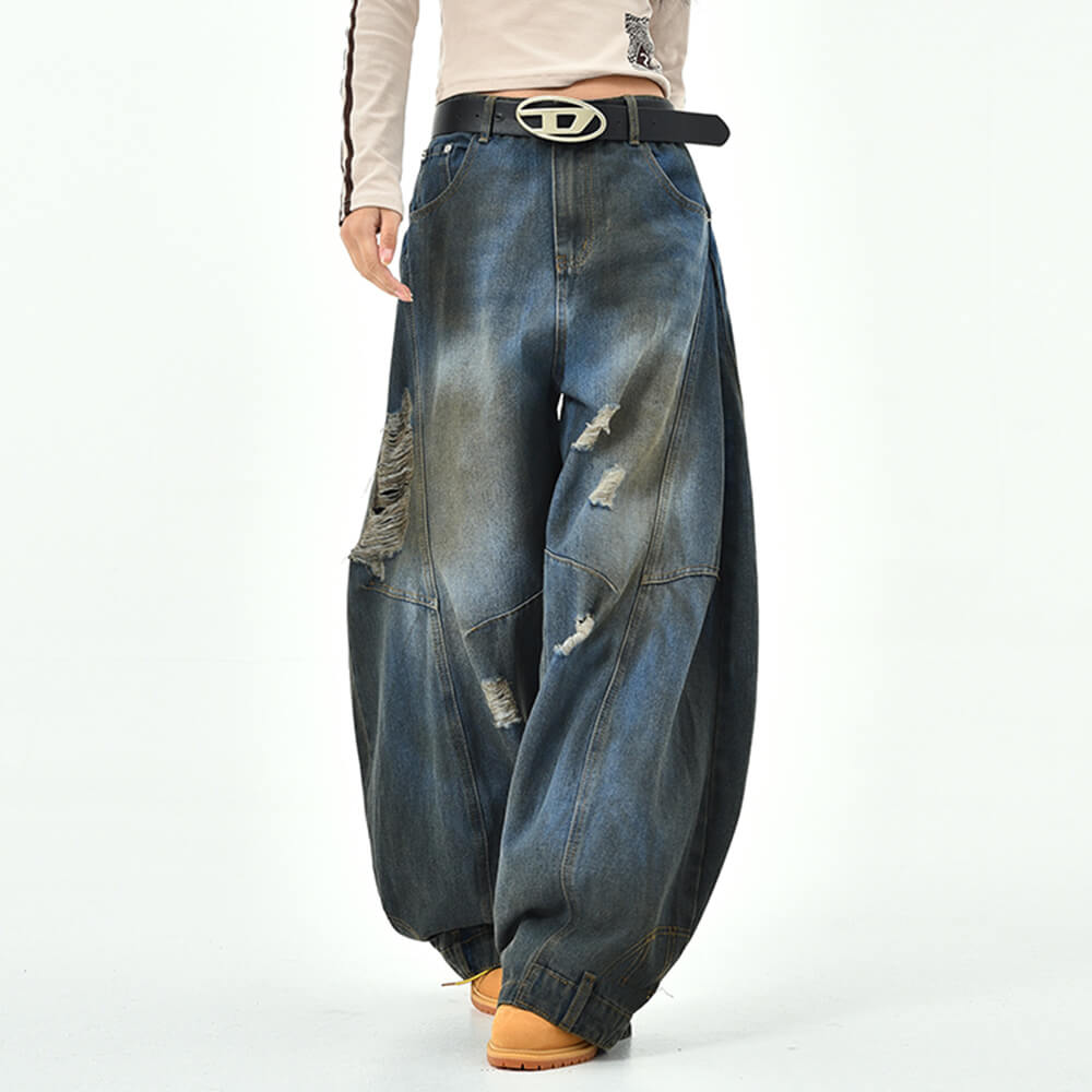 VILZSTUDIOS Streetwear baggy jeans with a vintage design