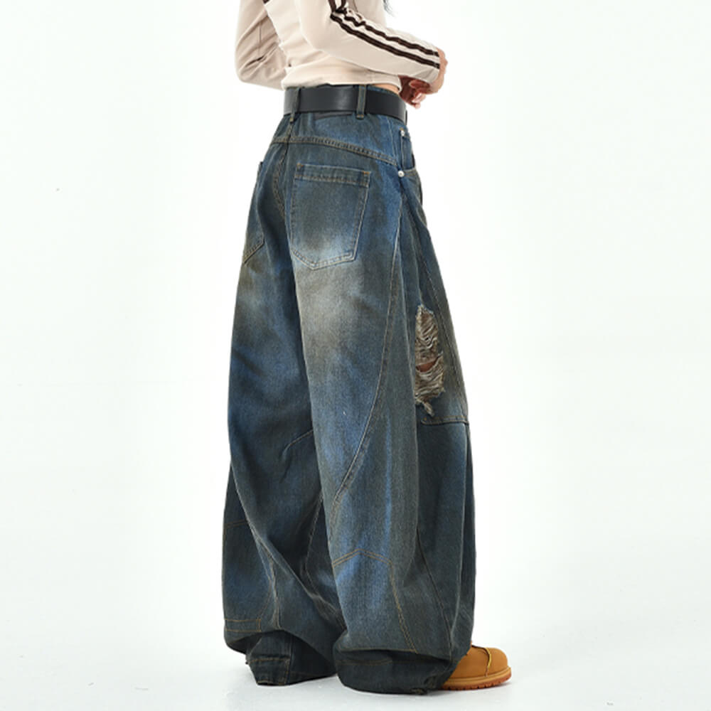 VILZSTUDIOS Streetwear baggy jeans with a vintage design