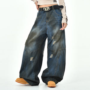 VILZSTUDIOS Streetwear baggy jeans with a vintage design