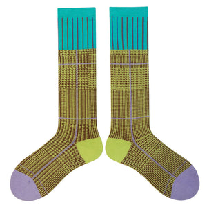 VILZSTUDIOS Knee-high socks with geometric design