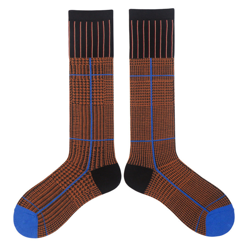 VILZSTUDIOS Knee-high socks with geometric design