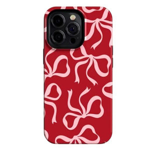 VILZSTUDIOS Trendy iPhone case with a bow pattern