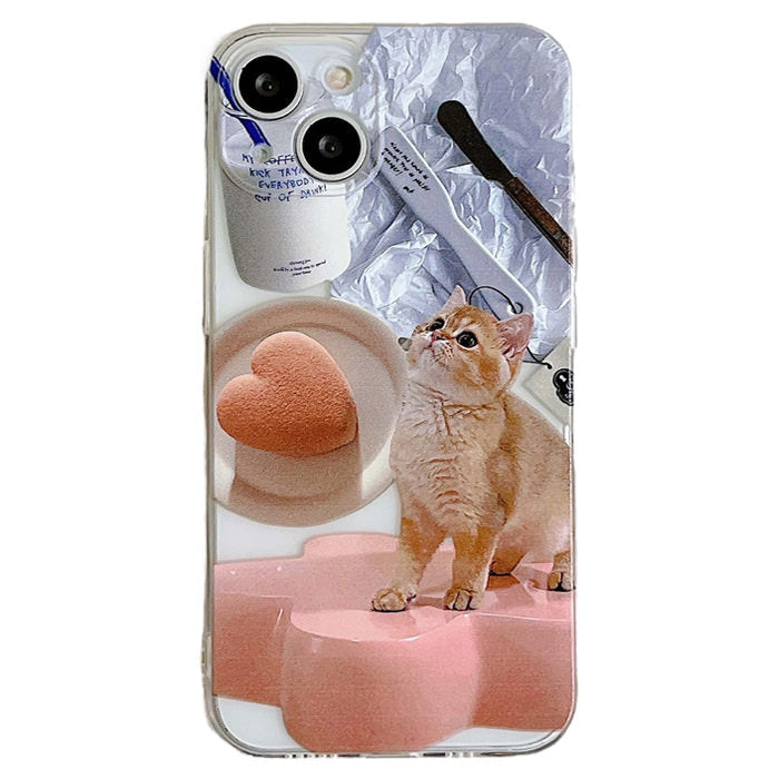 VILZSTUDIOS Adorable cat design iPhone case