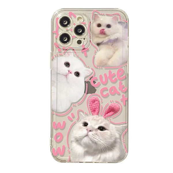 VILZSTUDIOS Cute cat themed iPhone case for stylish protection