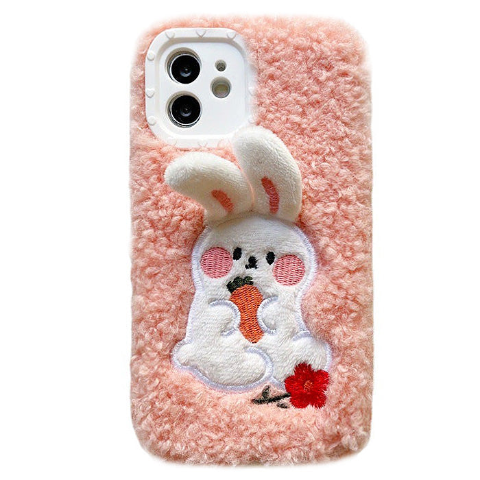 VILZSTUDIOS Cute fluffy bunny iPhone case for trendy phone accessories