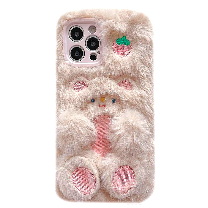 VILZSTUDIOS Stylish iPhone case featuring a strawberry bear design