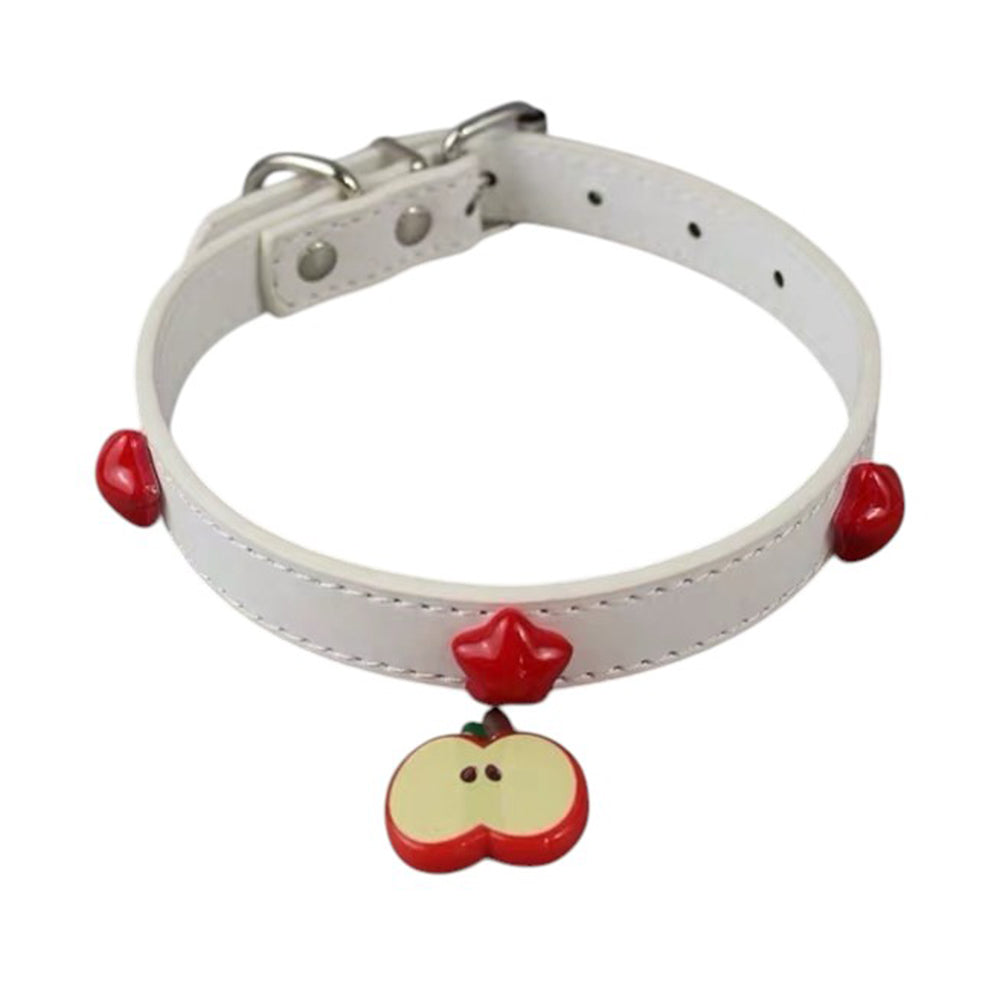 VILZSTUDIOS Aesthetic choker with apple core pendant and stars