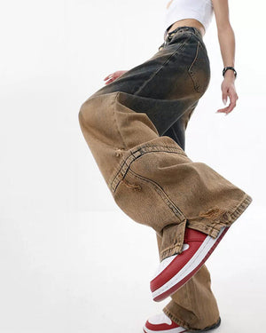 VILZSTUDIOS Stylish aesthetic denim jeans for casual wear