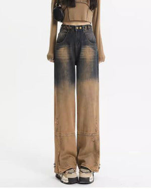 VILZSTUDIOS Stylish aesthetic denim jeans for casual wear