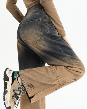 VILZSTUDIOS Stylish aesthetic denim jeans for casual wear