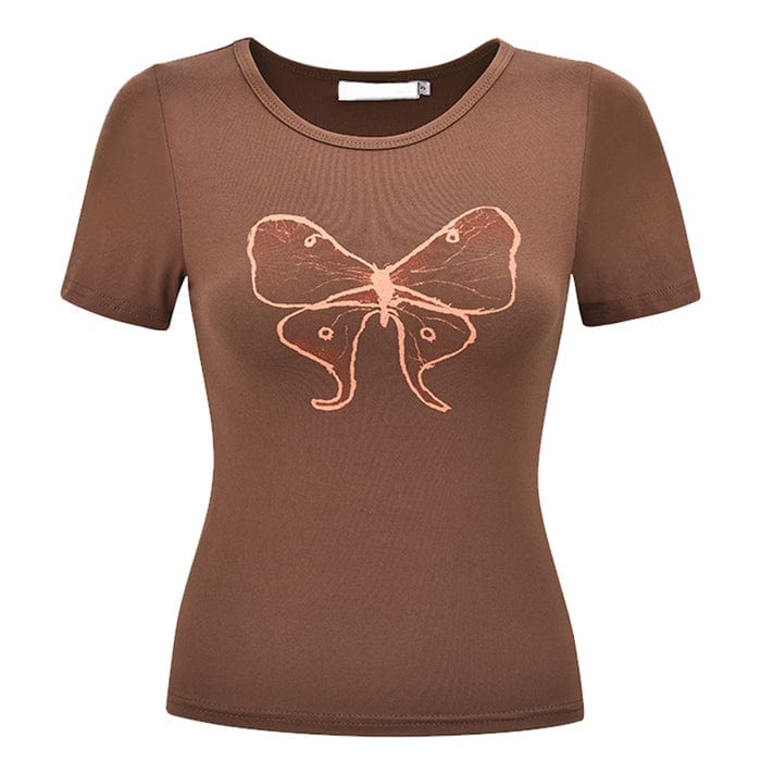 VILZSTUDIOS Aesthetic Butterfly Graphic Top from VILZSTUDIOS