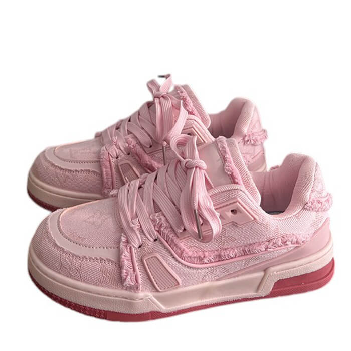 VILZSTUDIOS Stylish candy fairy aesthetic sneakers with chunky sole