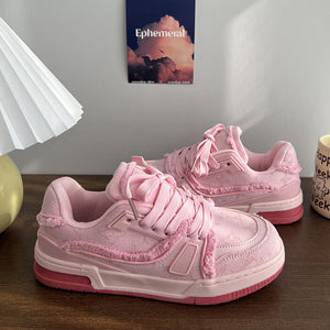 VILZSTUDIOS Stylish candy fairy aesthetic sneakers with chunky sole