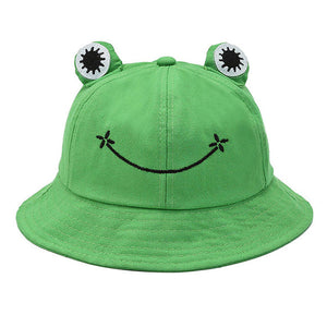 VILZSTUDIOS Unique frog aesthetic bucket hat