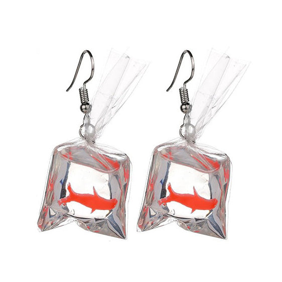 VILZSTUDIOS Goldfish charm earrings for stylish accessories